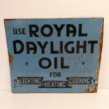 An Use Royal Daylight Oil for Lighting Heating Cooking enamel sign, 46 x 55 cm Quite a bit of