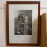 A large Victorian steel engraving, Thorough Bred, a pair of hand coloured hunting prints, other