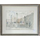 John Sergeant (British 1937-2010), Dover, watercolour, signed and dated 1966, 25 x 36 cm Overall
