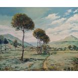 Koscava, landscape, oil on canvas, signed, 59 x 70 cm Provenance: Sold on behalf of SNCB Society