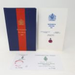 Royal Racing Stud book, card, and a complimentary ticket reportedly given to the present owner by