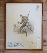 A Snaffles print, The Canadian, 44 x 34 cm Light foxing, slight variation of colour, no blindstamp