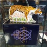 A Signature Edition Royal Crown Derby paperweight, Sumatran Tigress, 1/950, boxed
