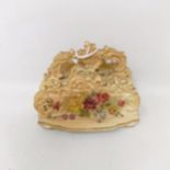 An unusual Royal Worcester toast rack, 12 cm wide