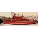 A model of a German lifeboat, D912, 110 cm wide