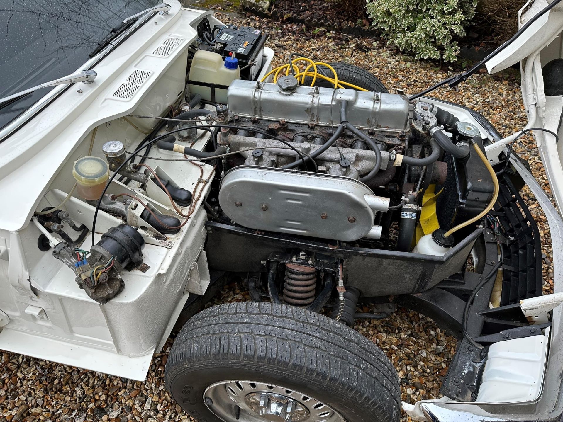 1973 Triumph GT6 Registration number FOI 1177 Chassis number KE145270 Engine number 24517 White with - Image 3 of 34