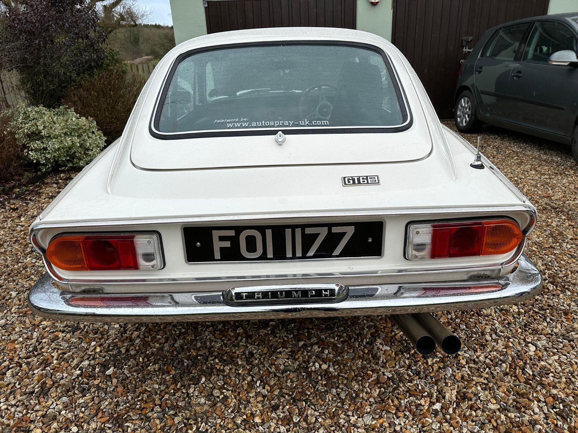 1973 Triumph GT6 Registration number FOI 1177 Chassis number KE145270 Engine number 24517 White with - Image 28 of 34