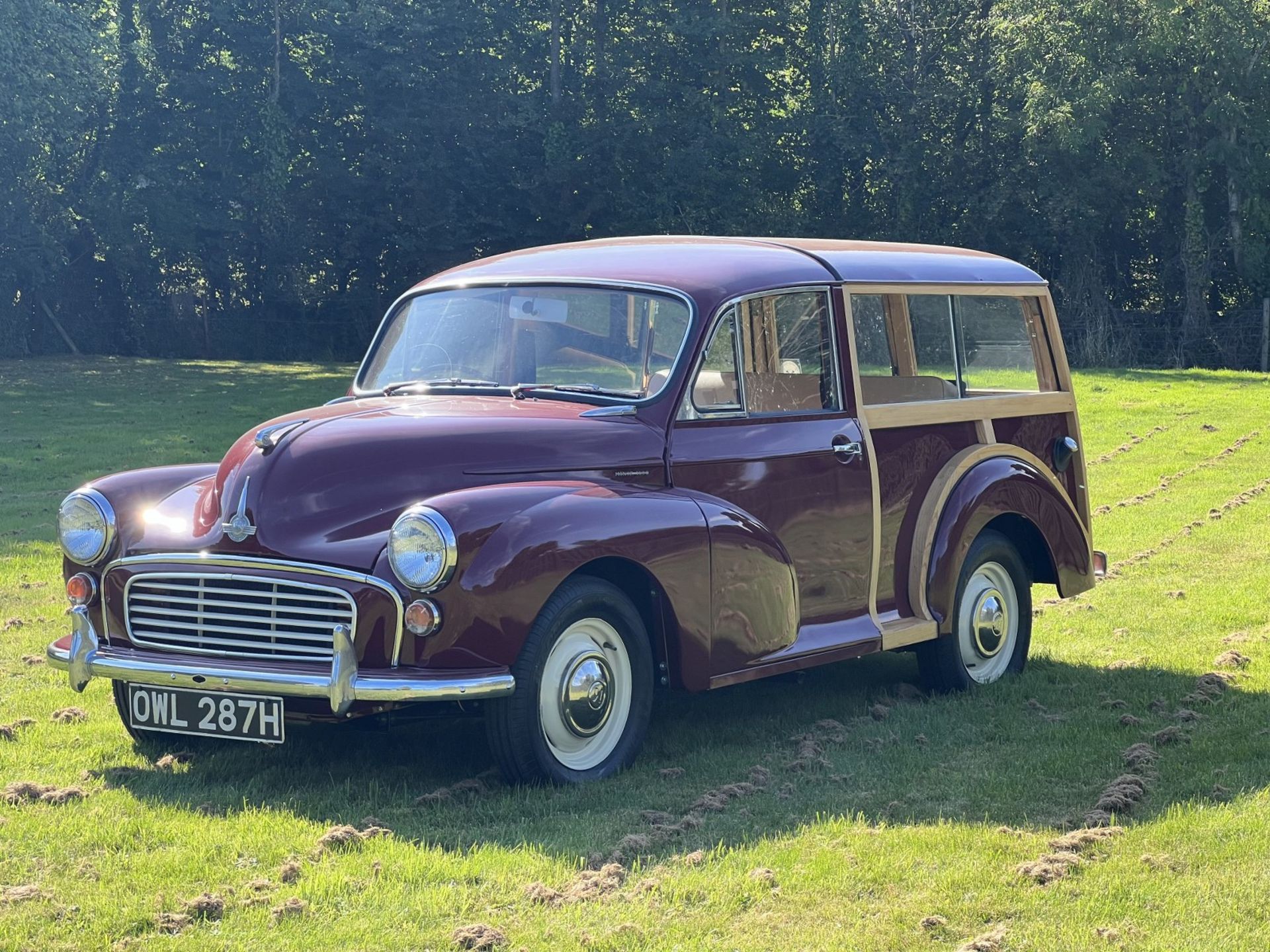 1970 Morris Minor Traveller Registration number OWL 287H Damask red with a biscuit interior Bought - Image 13 of 46