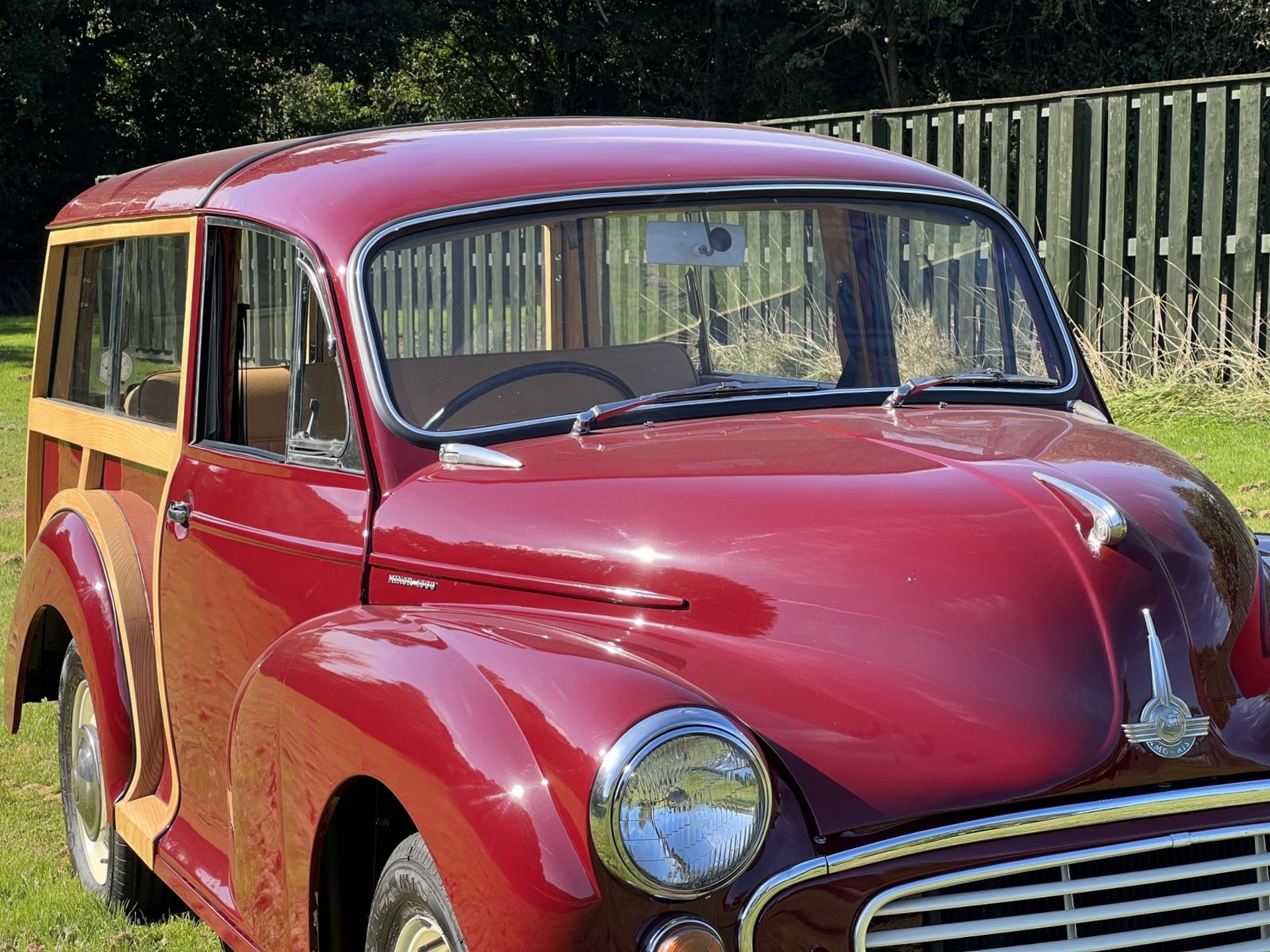 1970 Morris Minor Traveller Registration number OWL 287H Damask red with a biscuit interior Bought - Image 17 of 46