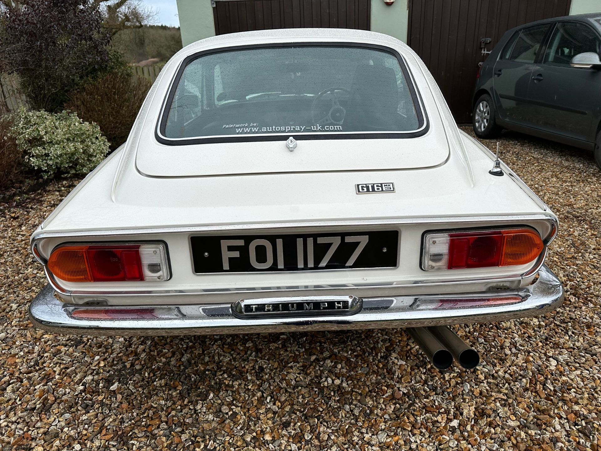 1973 Triumph GT6 Registration number FOI 1177 Chassis number KE145270 Engine number 24517 White with - Image 11 of 34