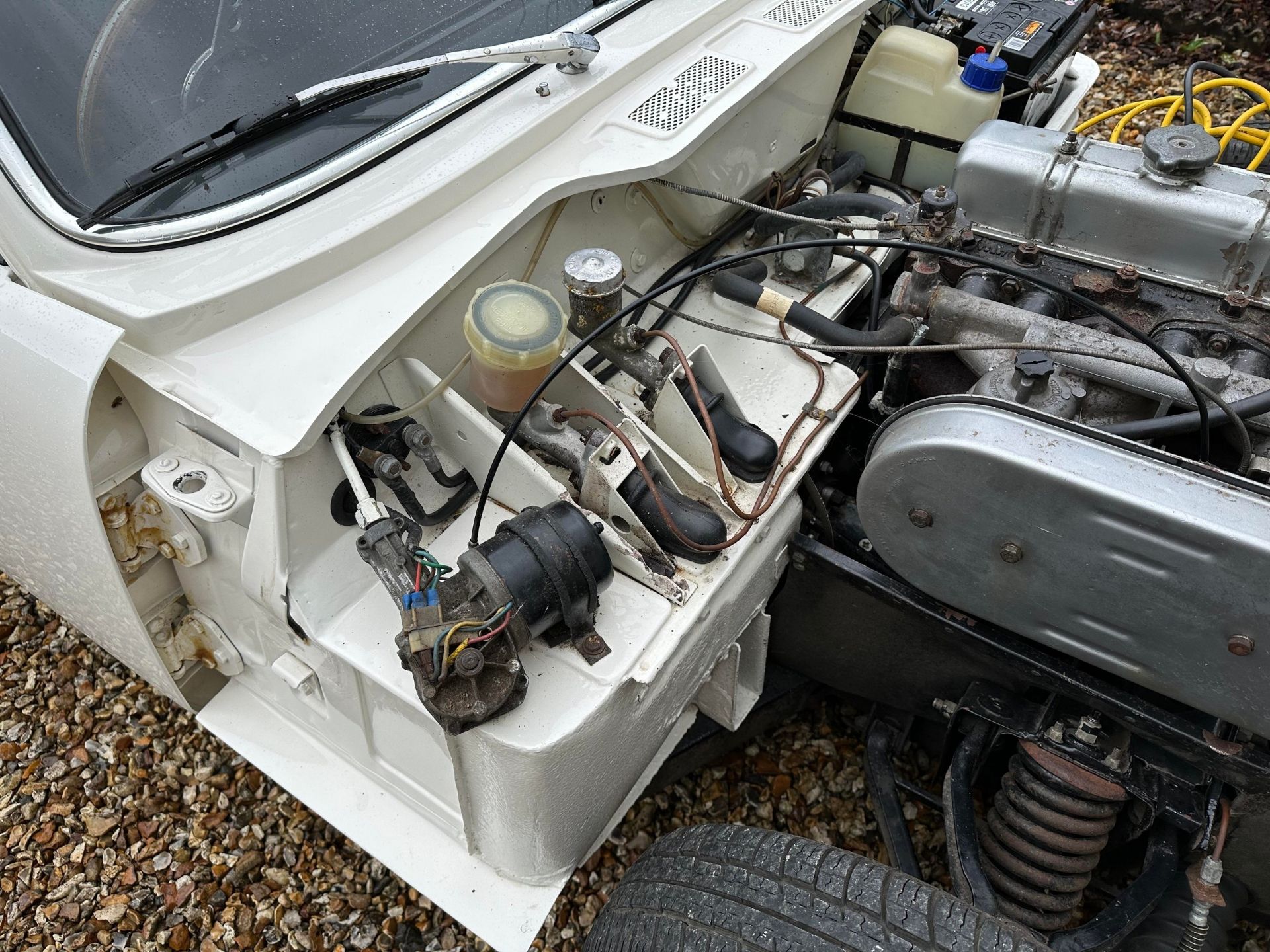 1973 Triumph GT6 Registration number FOI 1177 Chassis number KE145270 Engine number 24517 White with - Image 13 of 34