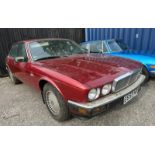 1987 Jaguar XJ6 Being sold without reserve Registration number E693 HRF Red with a tan leather