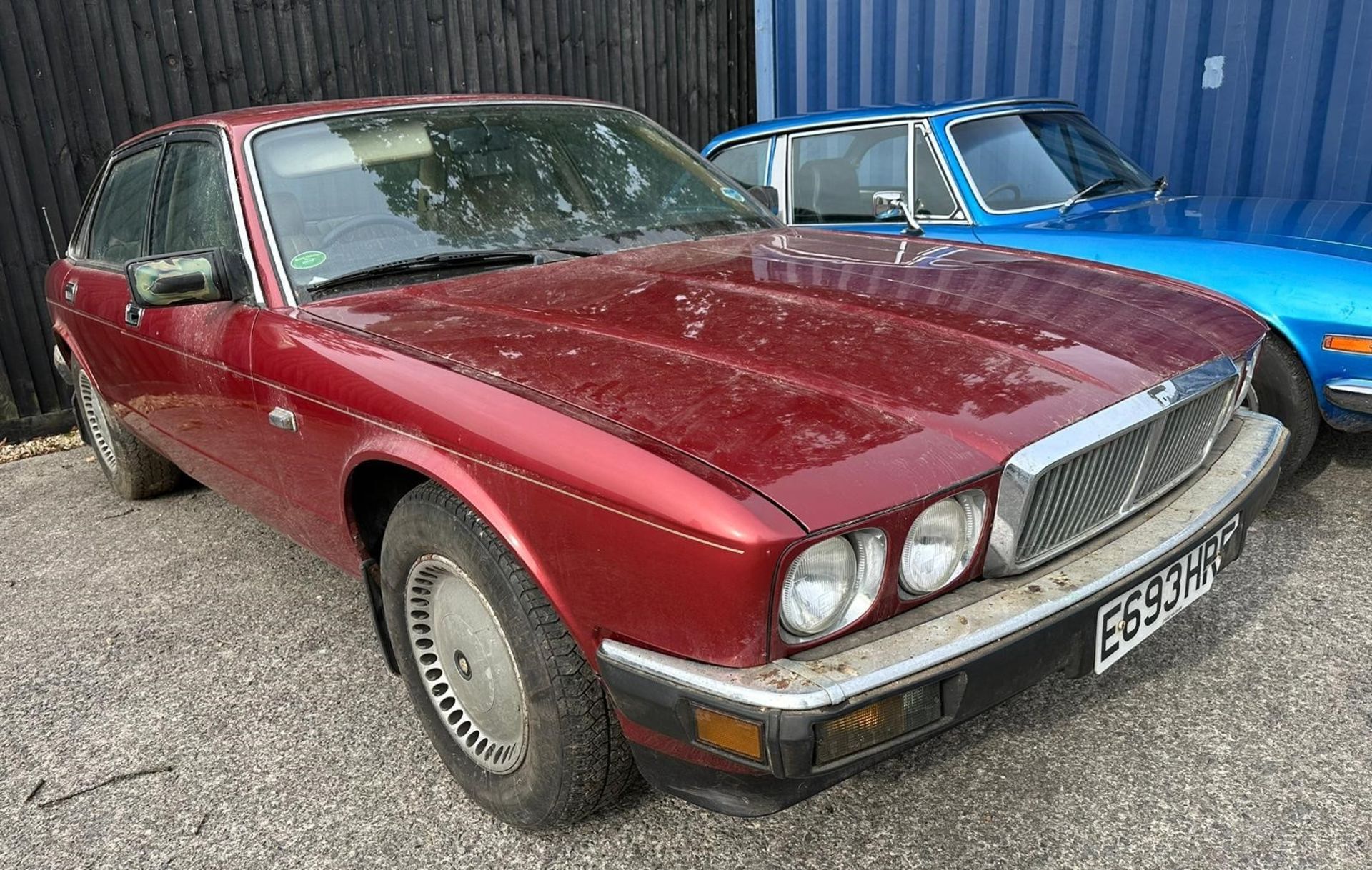 1987 Jaguar XJ6 Being sold without reserve Registration number E693 HRF Red with a tan leather