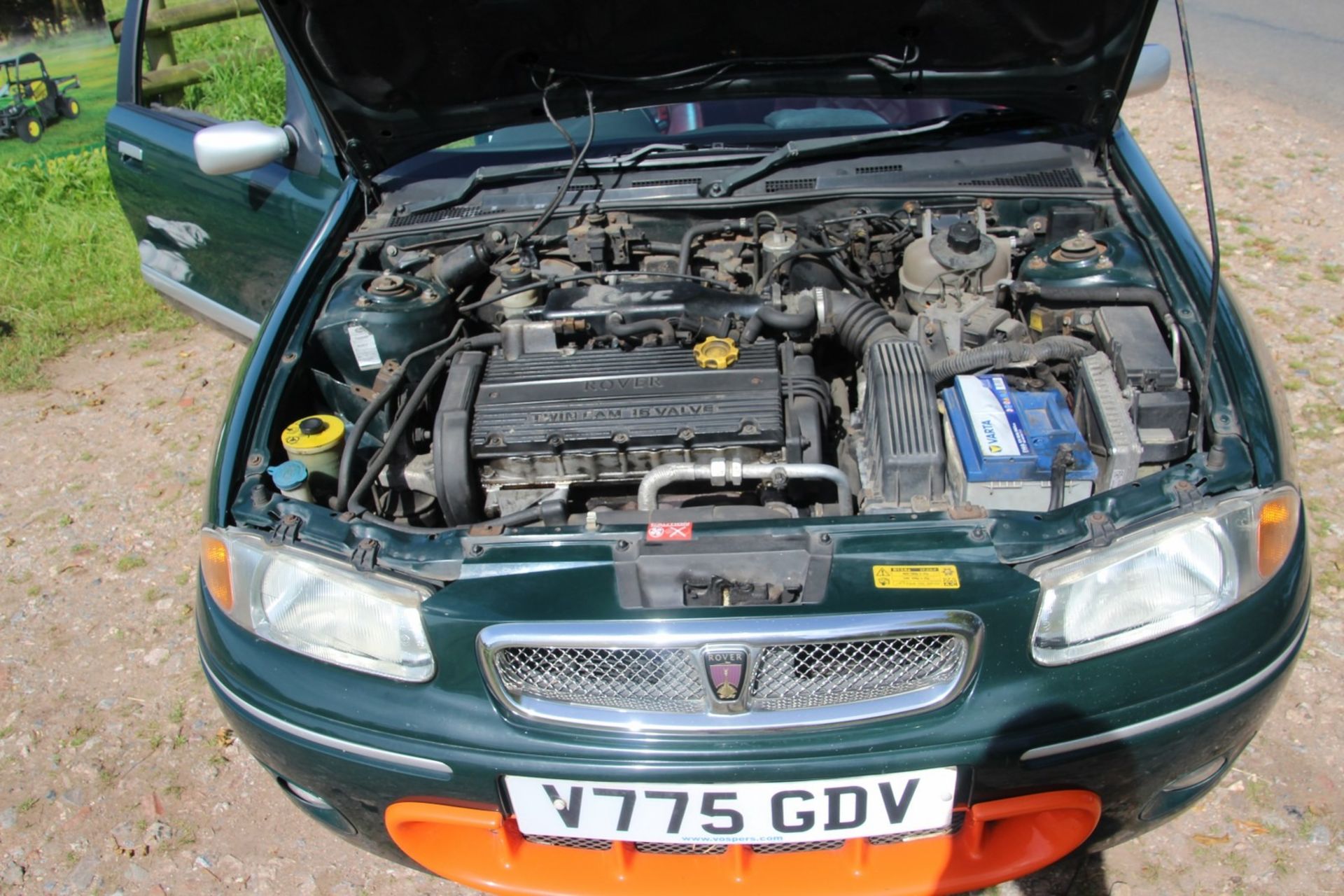 1999 Rover 200 BRM Registration number V775 GDV Brooklands green with a red leather interior One - Image 5 of 12