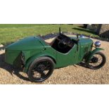 1930 Austin 7 Ulster Special Registration number PG 6457 Green with a brown interior With a spare