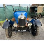 1925 Bullnose Morris Registration number BF 9946 Blue and black with a red interior The previous