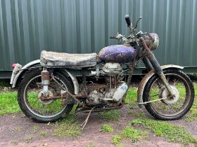 1957 AJS project Registration number MRD 974 Frame number 447772 Engine number 57/18S131415 With