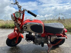 1966 Honda CZ100 monkey bike Being sold without reserve Registration number JNL 54D Frame number