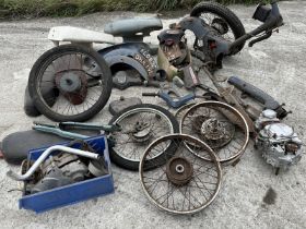 1965 Honda C100 project and various other Honda spares From a deceased estate With V5 and Green