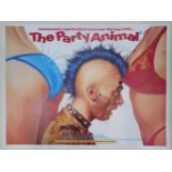 The Party Animal, 1984, UK Quad film poster, 76.2 x 101.6 cm Folded