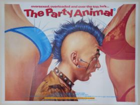 The Party Animal, 1984, UK Quad film poster, 76.2 x 101.6 cm Folded