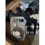 A Yashica cine camera, and assorted other cine cameras (box) Provenance: From a vast single owner
