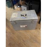 A BBC tv aluminium box, and assorted projector, pieces, books and related items (qty) Provenance: