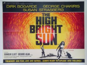 The High Bright Sun, 1965, UK Quad film poster, 76.2 x 101.6 cm Folded