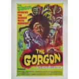 The Gorgon, 1964, US One Sheet film poster, 68.6 x 104.0 cm Hammer Horror
