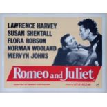 Romeo And Juliet, 1954, UK Quad film poster, 76.2 x 101.6 cm Folded