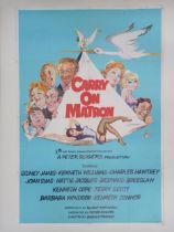 Carry On Matron, 1972, UK One Sheet film poster, 68.6 x 101.6 cm Some staining and some holes near