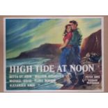 High Tide At Noon, 1957, UK Quad film poster, 76.2 x 101.6 cm