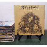 Rainbow, Long Live Rock ‘N’ Roll, vinyl LP record, and assorted other vinyl records Provenance: From