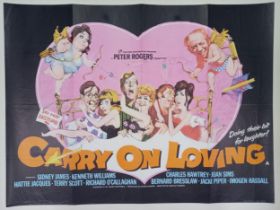 Carry On Loving, 1970, UK Quad film poster, 76.2 x 101.6 cm Folded