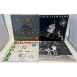 Ian Gillan band, Child In Time, vinyl LP album, and Rock On Humble Pie, Squeeze singles, Ian Drury