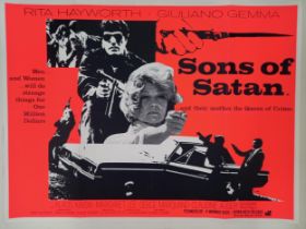 Sons Of Satan, 1973, UK Quad film poster, 76.2 x 101.6 cm Folded