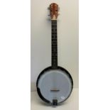 The Yetties Mac McCulloch's banjo, in a hard case, with stickers to include Mac Provenance: From the