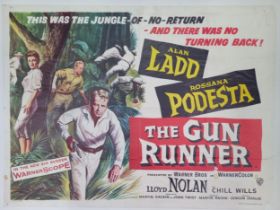 The Gun Runner, 1958, UK Quad film poster, 76.2 x 101.6 cm Folded