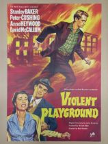 Violent Playground, 1958, UK One Sheet film poster, 68.6 x 101.6 cm