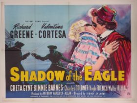 Shadow Of The Eagle, 1950, UK Quad film poster, 76.2 x 101.6 cm Folded