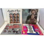 Assorted vinyl LPs, to include Simon & Garfunkel, John Lennon, and The Supremes (qty)