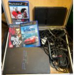 **Regretfully withdrawn**An Xbox console, a PS2 console and assorted games and