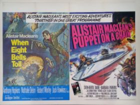 When Eight Bells Toll/Puppet On A Chain, 1972, UK Quad (Double Bill) film poster, 76.2 x 101.6 cm