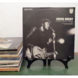 Chuck Berry, St Louis to Frisco to Memphis vinyl LP record, and assorted other vinyl records
