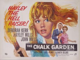 The Chalk Garden, 1964, UK Quad film poster, 76.2 x 101.6 cm Folded