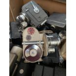 A G B Bell & Howell cine camera, and assorted other cine cameras and camera (box) Provenance: From a