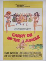 Carry On Up The Jungle, 1970, UK One Sheet film poster, 68.6 x 101.6 cm