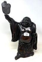 A Japanese bronze figure of a deity, 40 cm high