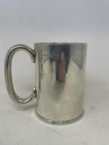 A George V silver mug, Sheffield 1935, 10.4 ozt