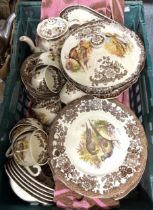 A Royal Worcester Palissy Game Series part dinner service (box)